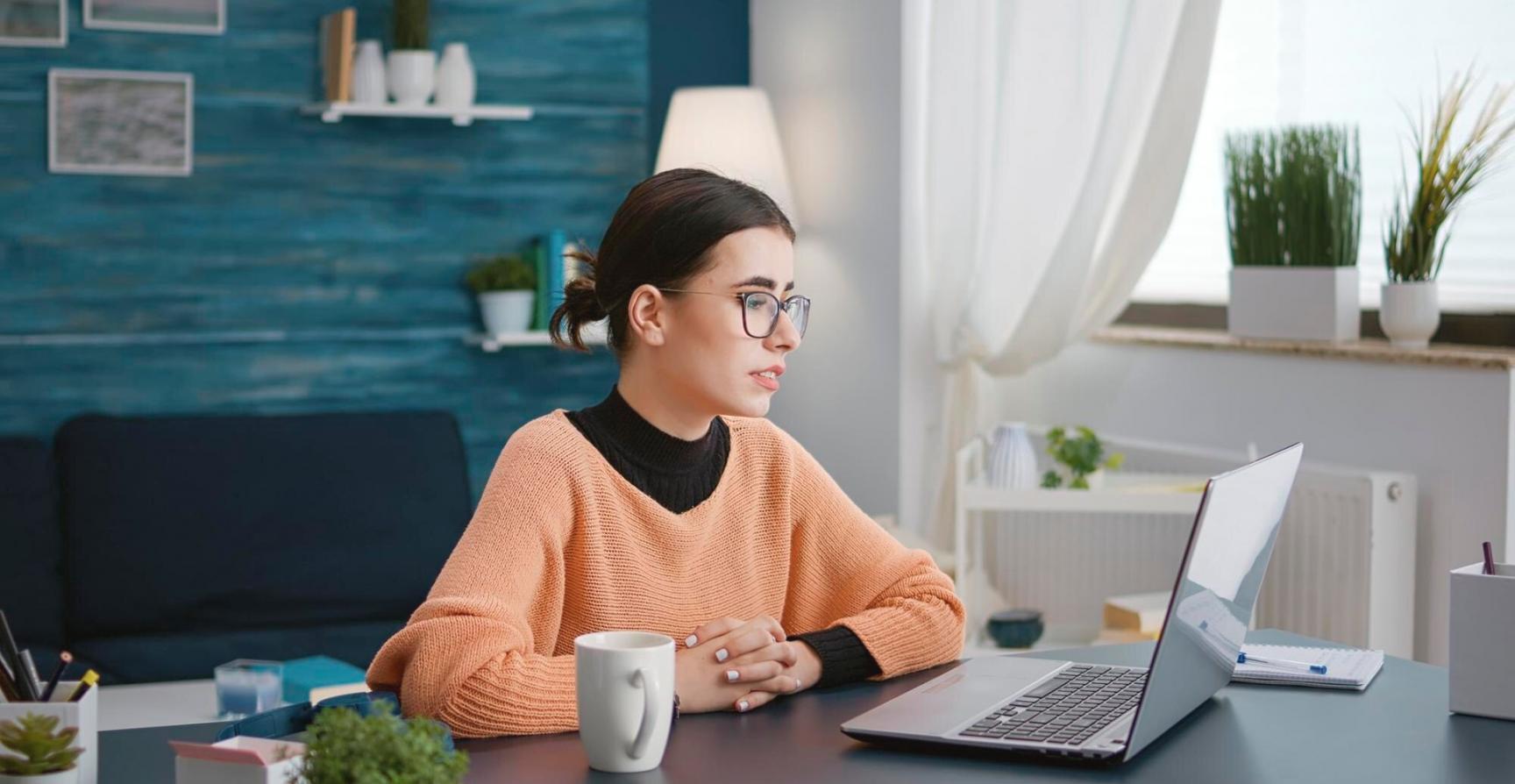 Educational materials and learning resources spread across workspace